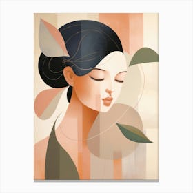 Asian Woman 1 Canvas Print