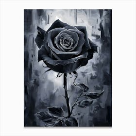 Black Rose 8 Canvas Print