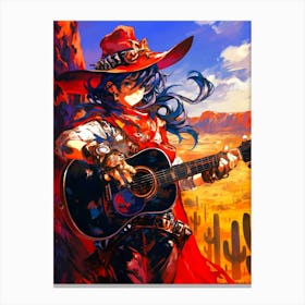 Cowgirl Canvas Print