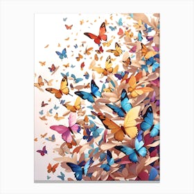 Colorful Butterflies 4 Canvas Print