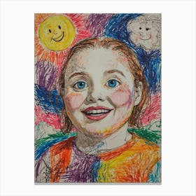 Child'S Smile Canvas Print