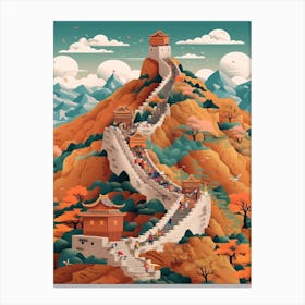 The Great Wall Of China China 2 Canvas Print