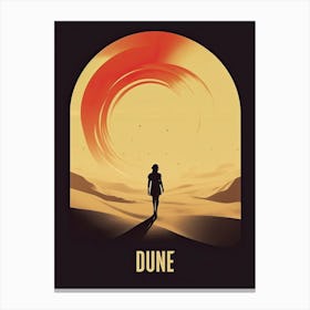 Dune Vintage Fan Art Poster 2 Canvas Print