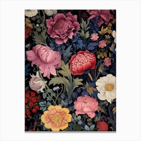 Floral Wallpaper 166 Canvas Print