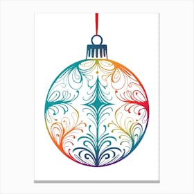 Seasonal Ornament Canvas Print