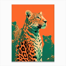 Leopards Canvas Print