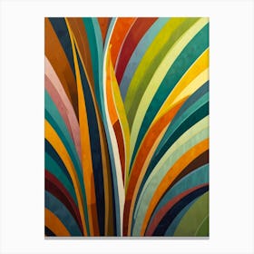 Dancing Stripes in Color Canvas Print