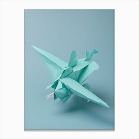 Origami Airplane Canvas Print