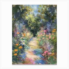  Floral Garden English Oasis 2 Canvas Print