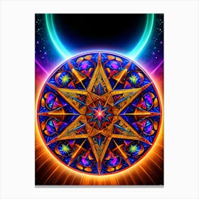 Star Mandala Canvas Print