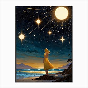 Stargazing 2 Canvas Print