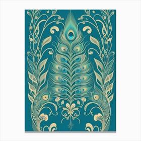 Peacock Feathers 2 Canvas Print