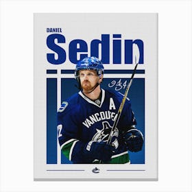 Daniel Sedin Canvas Print