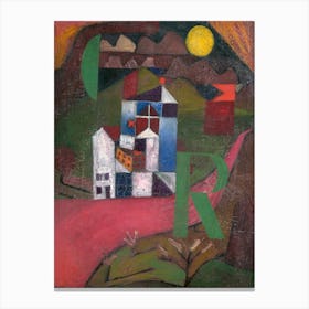 Villa R, Paul Klee Canvas Print