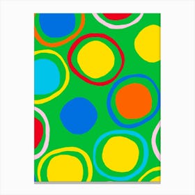 Colorful Circles 11 Canvas Print