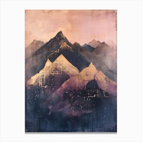 Mountain Range 5 Canvas Print