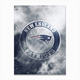 New England Patriots Football Canvas Print