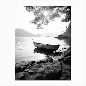 Lerici, Italy, Black And White Photography 4 Canvas Print