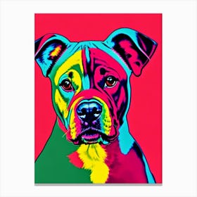 Boerboel Andy Warhol Style dog Canvas Print