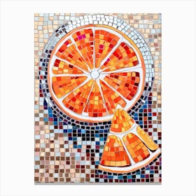 Orange Slice Mosaic 1 Canvas Print