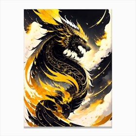 Dragon Wallpaper Canvas Print