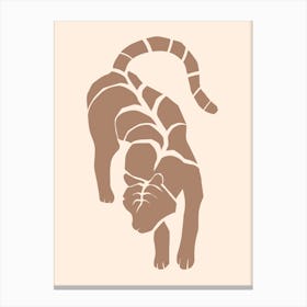 Tiger Minimalist Canvas Print