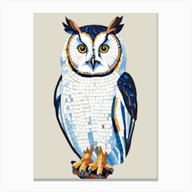 Mosaic Owl Canvas Print