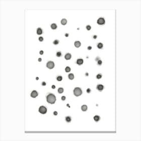 Watercolour Drops Canvas Print