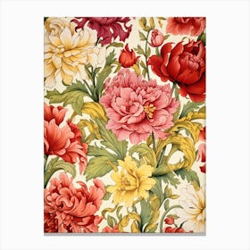 Floral Wallpaper 9 Canvas Print