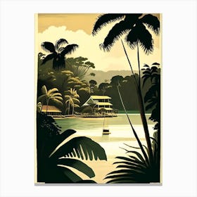Bocas Del Toro Panama Rousseau Inspired Tropical Destination Canvas Print