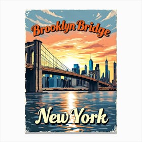 Brooklyn Bridge New York Canvas Print