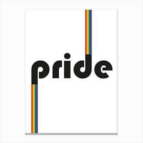 Pride Rainbow LGBT Canvas Print