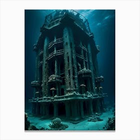 Underwater Palace-Reimagined 2 Canvas Print