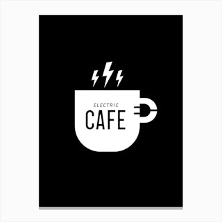 Electric Cafe Canvas Print