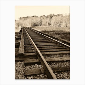 Georgia Railroad Tracks Canvas Print