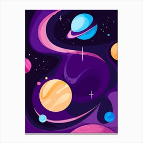 Outer Space 2 Canvas Print