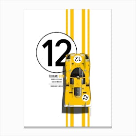 Ferrari 512S No. 12 Canvas Print