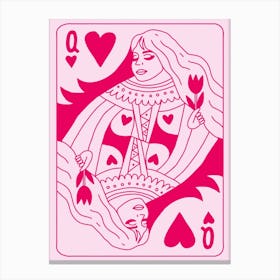 Queen of hearts Canvas Print