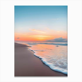 Sunset On The Beach 32 Canvas Print