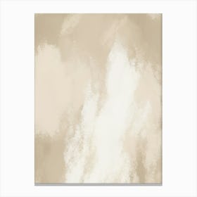 Beige Clouds Canvas Print