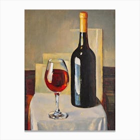 Semillon Oil Painting Cocktail Poster Canvas Print