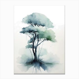 Watercolor Tree 2 Canvas Print