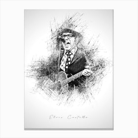 Elvis Costello Canvas Print