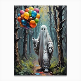 Ghost In The Woods 1 Canvas Print