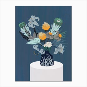 Flowers For Capricorn Canvas Print