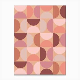 Mid Century Peach Fuzz Canvas Print