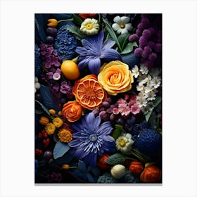 Kitchen Flowers 3 Canvas Print