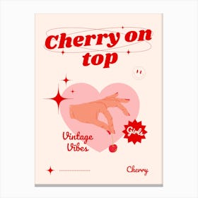 Cherry Canvas Print