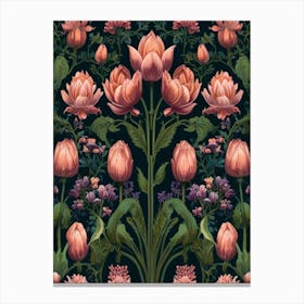 Tulip Wallpaper Canvas Print