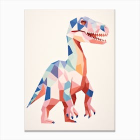 Nursery Dinosaur Art Allosaurus 5 Canvas Print